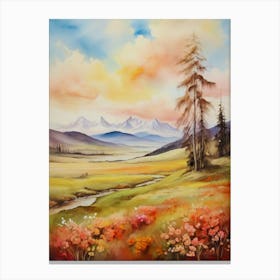 Mountain Landscape Canvas Print