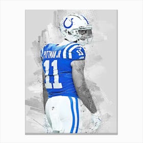 Michael Pittman Jr Indianapolis Colts Canvas Print