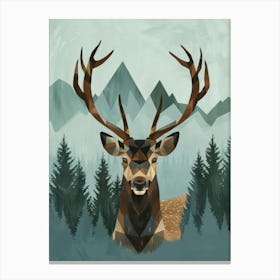 Deer Canvas Art 1 Canvas Print