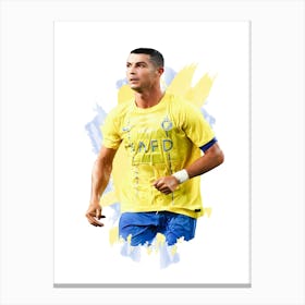 Ronaldo Al Nassr Painting Canvas Print