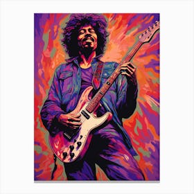 Jimi Hendrix Purple Haze 3 Canvas Print
