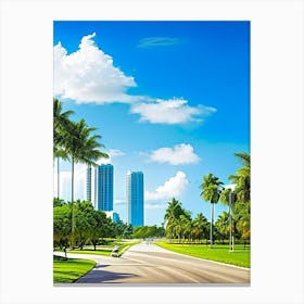 Miami Gardens  Photography Canvas Print