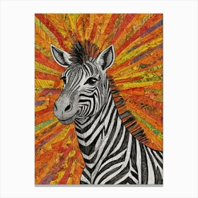 Zebra Canvas Print Canvas Print