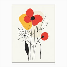 Poppies 88 Canvas Print