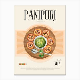 Panipuri Canvas Print