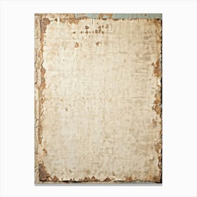 Ancient Weathered Sheet Of Old Canvas Resting On A Vintage Wall Clean And Empty With A Seamless P (4) Canvas Print