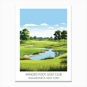 Winged Foot Golf Club (West Course)   Mamaroneck New York Canvas Print