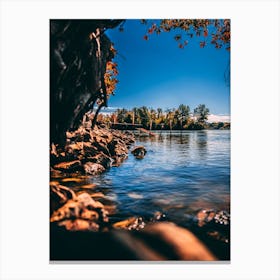 Autumn On The River Canvas Print