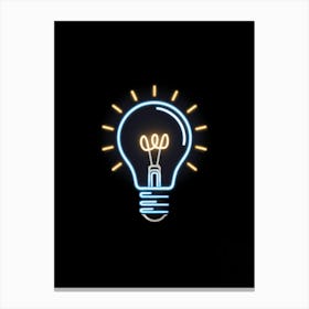 Bright Idea
A minimalist neon illustration of a glowing lightbulb, symbolizing inspiration and creativity.
Perfect for an office or study, adding a modern and motivating touch. Canvas Print