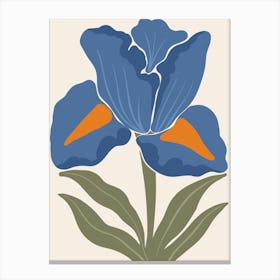 Blue Iris Canvas Print