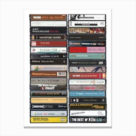 2003 Music - Cassette Print Canvas Print