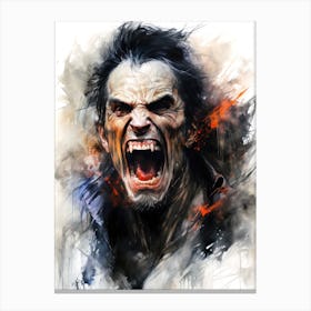 Dracula book poster Canvas Print