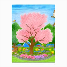 Cherry Blossom Tree 1 Canvas Print