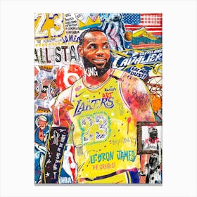 LEBRON by Quexo Canvas Print