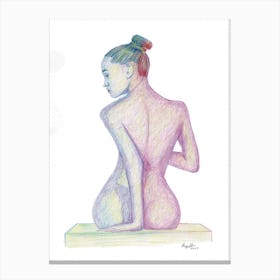 Nude Portrait Canvas Print