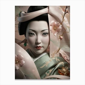 Geisha 9 Canvas Print