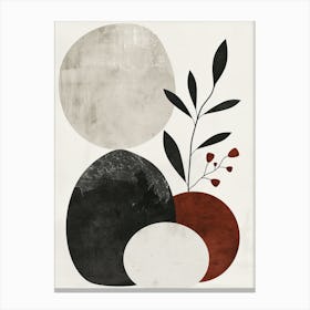 Bangui Stone Park Bauhaus Minimalist Canvas Print