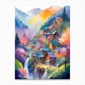 Asian Village Canvas Print