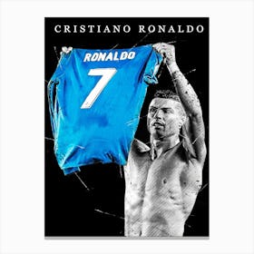 Cristiano Ronaldo Real Madrid 12 Canvas Print