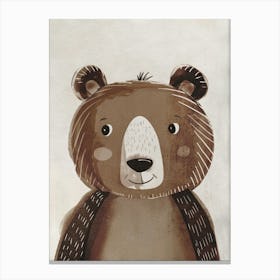 Boho Nursery 4 Bear Canvas Print