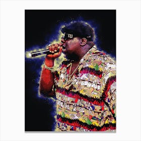 Spirit Of Biggie Rapper Canvas Print