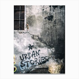Urban Stories Of Decay Canvas Print
