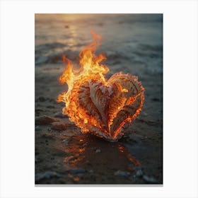 Heart Of Fire 38 Canvas Print