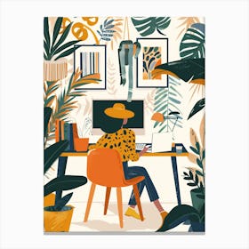 Home Office 1 Canvas Print