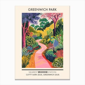 Greenwich Park London Parks Garden 2 Canvas Print