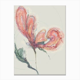 Flora watercolor Canvas Print