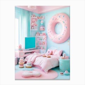 Donut Bedroom Canvas Print