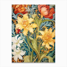 William Morris Flowers 4 Canvas Print