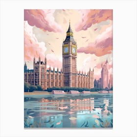 Palace Of Westminster London Canvas Print