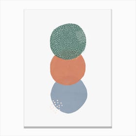 Abstract Soft Circles Part 2 Canvas Print