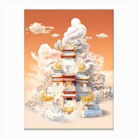 Chinese Temple 2 Canvas Print