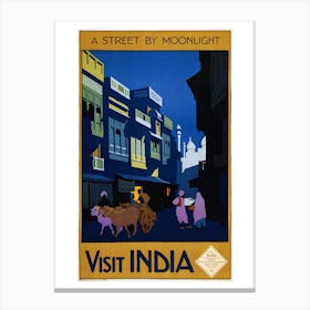 Visit India Canvas Print