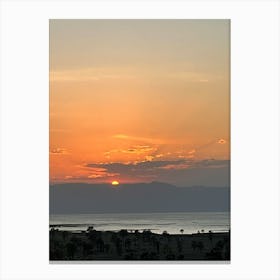 Sunset Over Lake Tanganyika Canvas Print