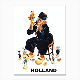 Holland, Toy Maker Canvas Print