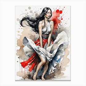 Chinese Girl 1 Canvas Print