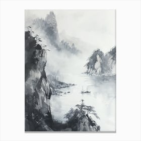 Chinese Landscape Painting 1 Canvas Print