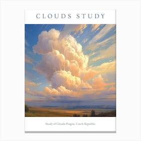 Study Of Clouds Prague, Czech Republic Canvas Print