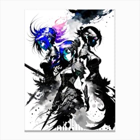 Shinobi Girls Canvas Print