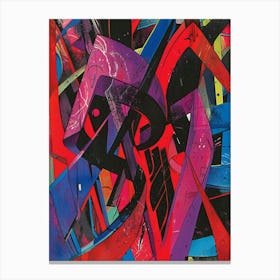 Abstract Graffiti Canvas Print