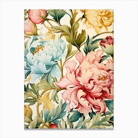 Floral Wallpaper 11 Canvas Print