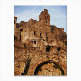 Roman City Of Pompeii Canvas Print