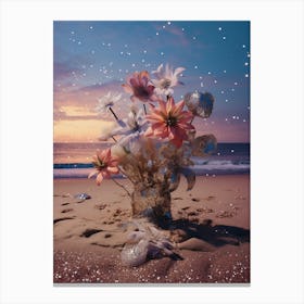 flower bouquet in the desert Canvas Print