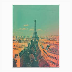 Paris Polaroid Inspired 4 Canvas Print