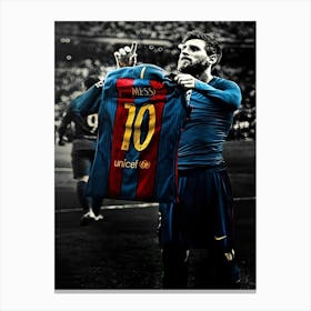 Lionel Messi 21 Canvas Print