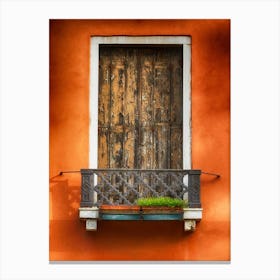 Weathered Shutters Venice Canvas Print