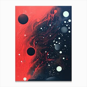 Mid Centure Modern Space Canvas Print